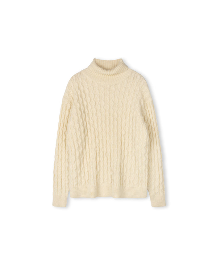 Oversized Knit Turtleneck - Junees