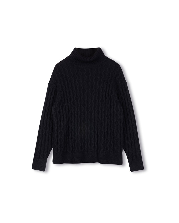 Oversized Knit Turtleneck - Junees