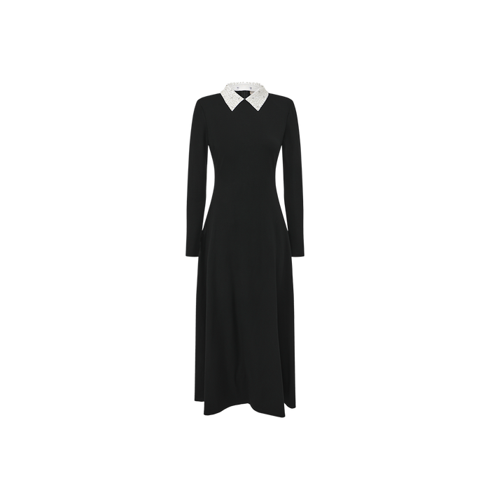 Padded Shoulder Slinky V Robe