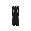 Padded Shoulder Slinky V Robe