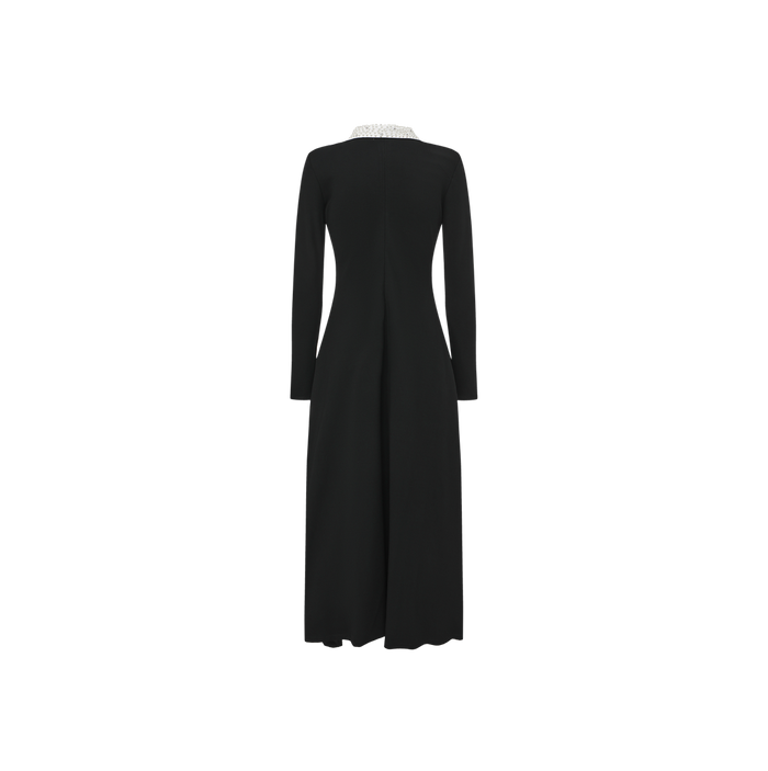 Padded Shoulder Slinky V Robe