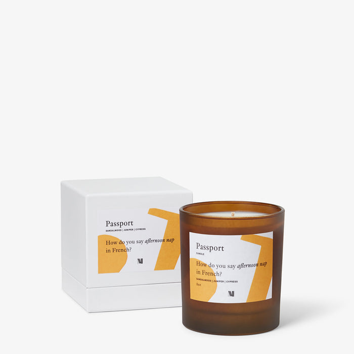 Passport Candle still image | Lead