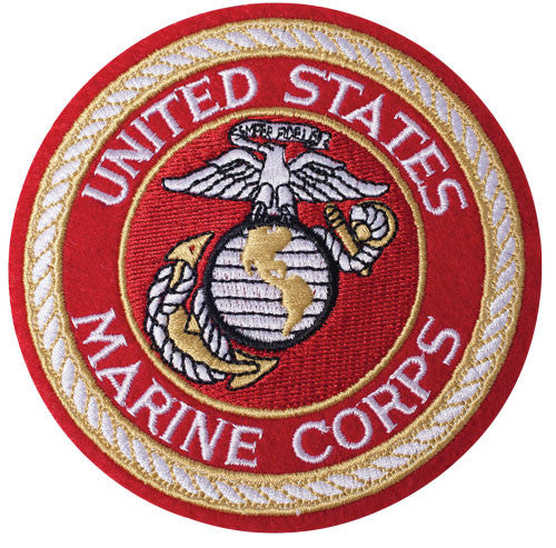 Patch USMC Red 4"