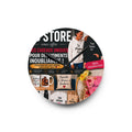 Personalized Acrylic Wall Clock — Custom Photo Collage Home Decor