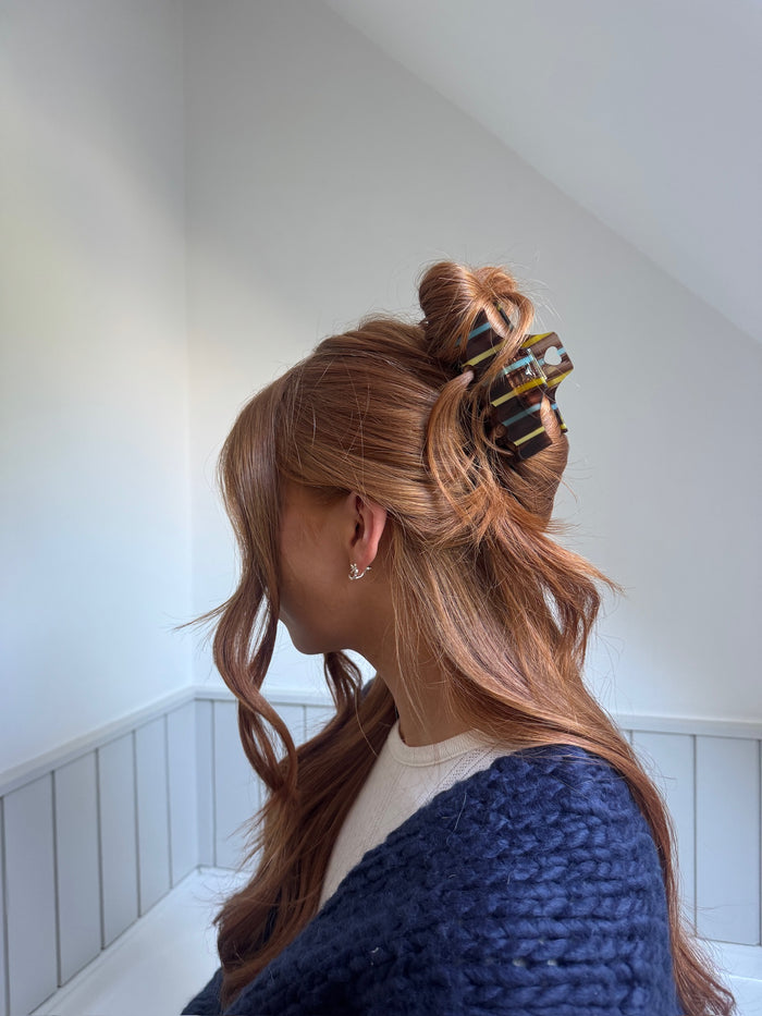 Pinstripe Claw Clip