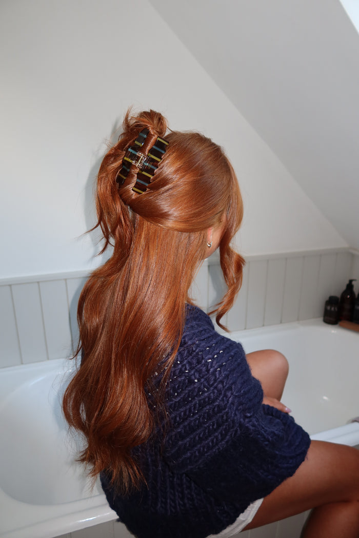 Pinstripe Claw Clip