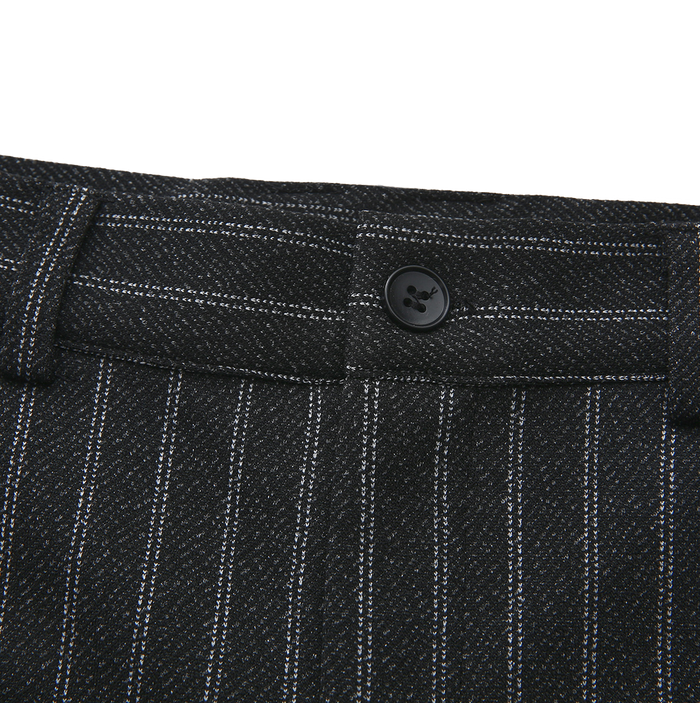 Pinstriped Texture Pants