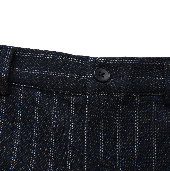 Pinstriped Texture Pants