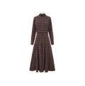 Plaid Belted Dress