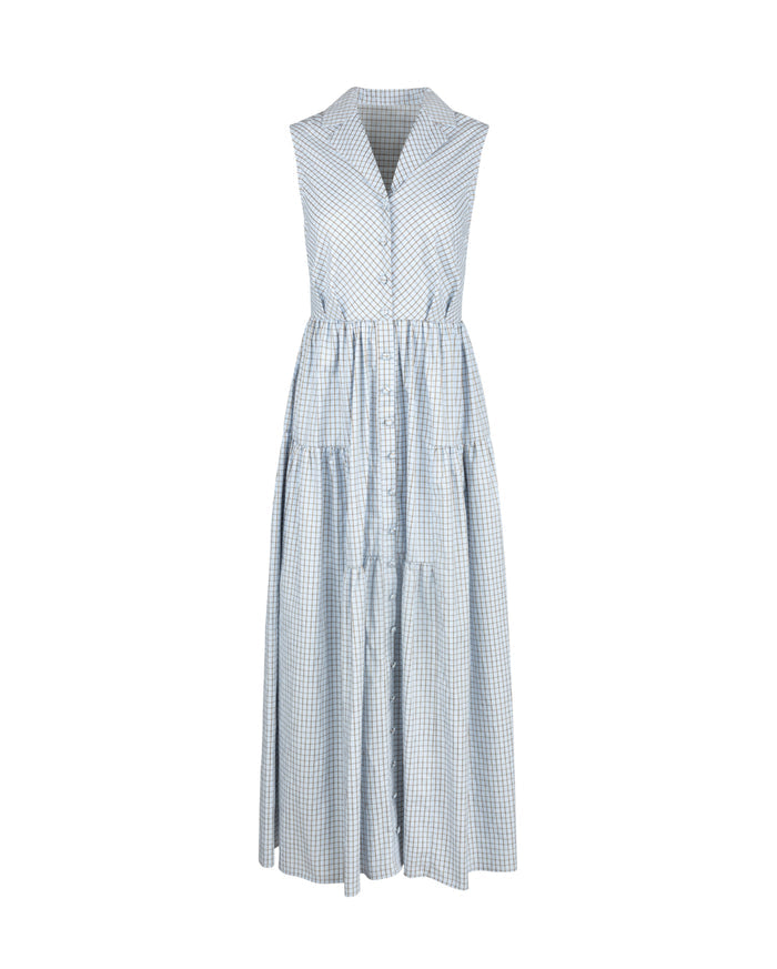 Plaid Maxi Dress - Junees