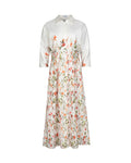 Pleated Printed Maxi Dress - Junees