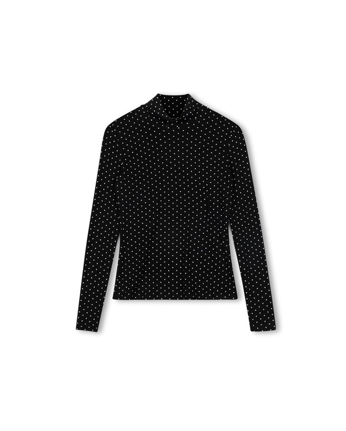 Polka Dot Turtleneck - Junees