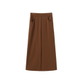 Ponti Side Zipper Maxi Skirt