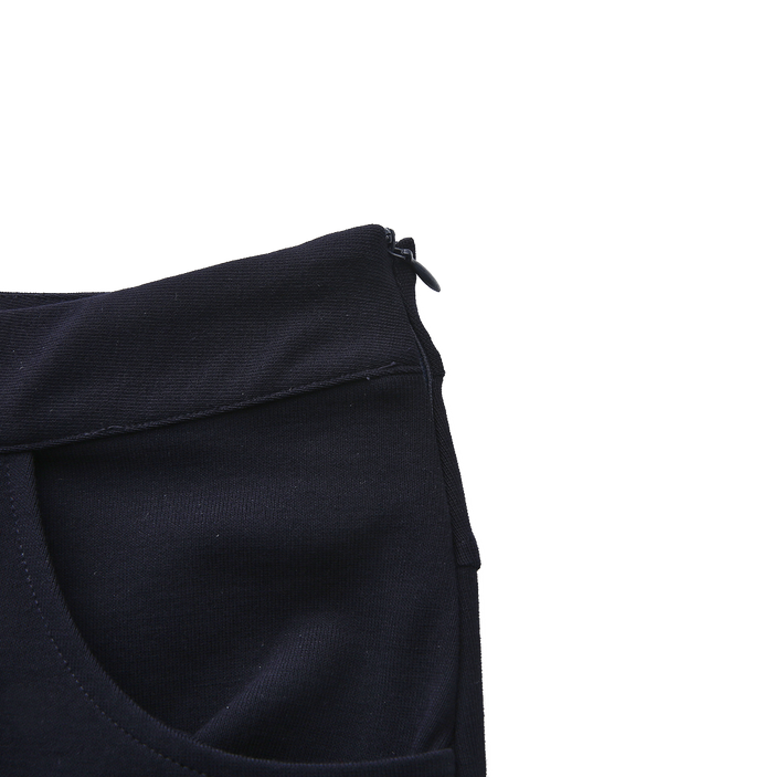 Ponti Side Zipper Maxi Skirt