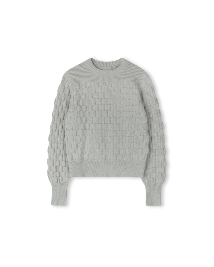 Pop Corn Knit Sweater - Junees
