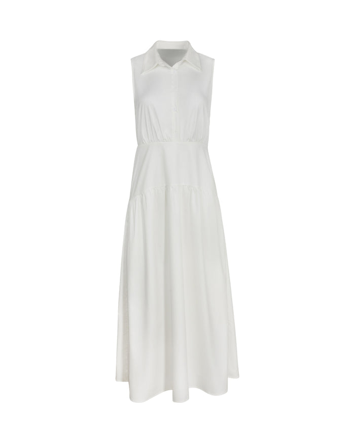 Poplin Sleeveless Dress