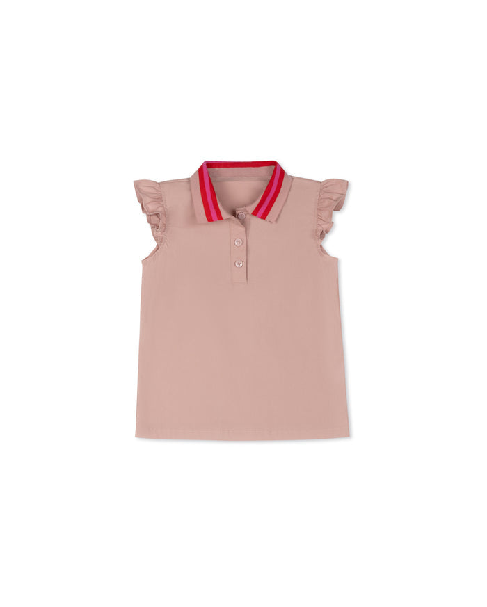 Poplin Striped Band Blouse - Junees