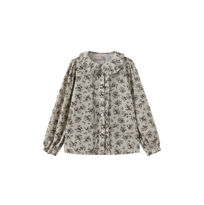 Poppy Embroidered Flower Blouse