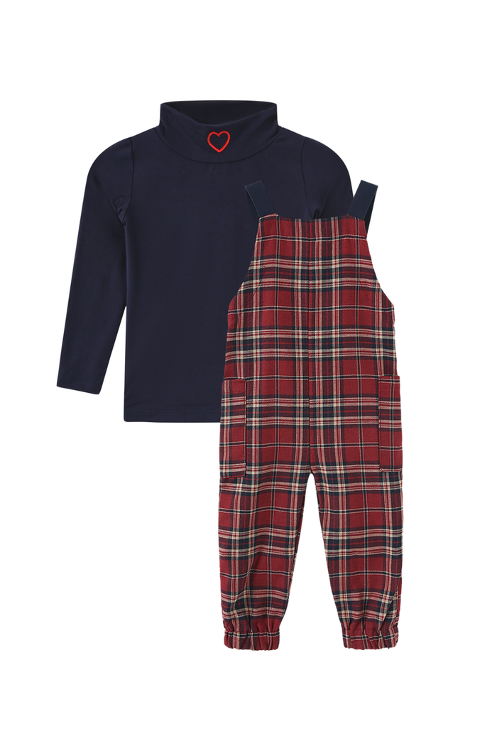 Prim Plaid Romper Set