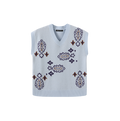 Printed Knitted Vest