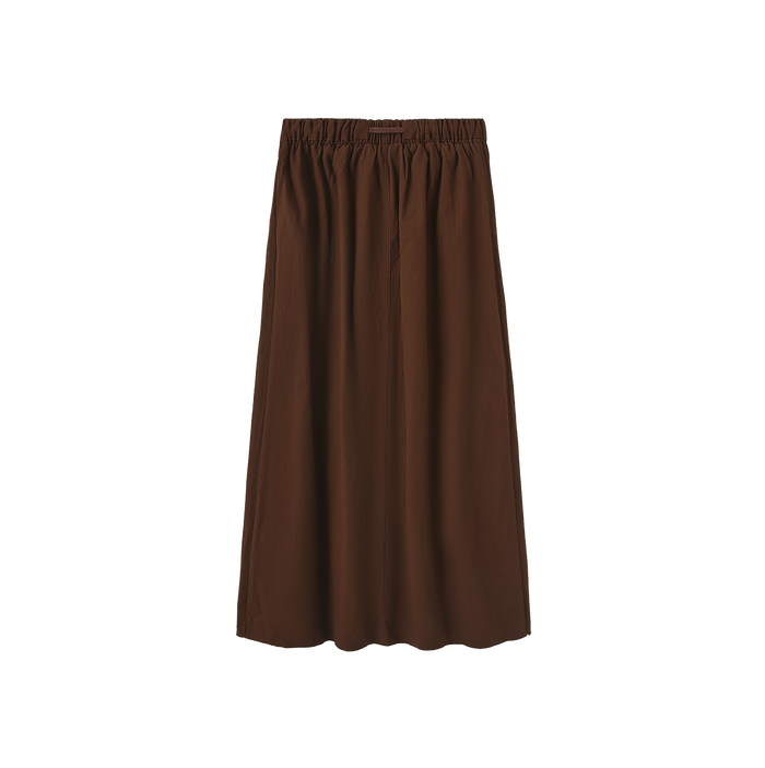 Pull String Maxi Skirt