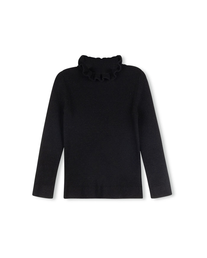 Rep Ruffle Collar Sweater - Junees