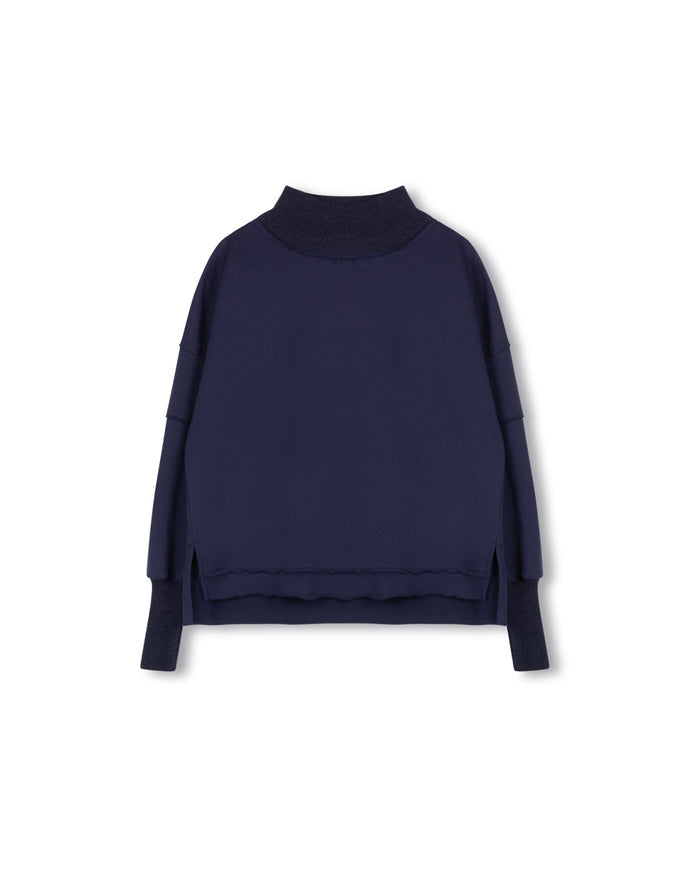 Rib Trim Sweatshirt - Junees