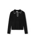 Ribbed Knt Polo - Junees