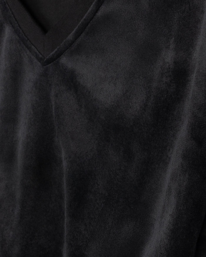 Ribbed Robe With Vest Overlay