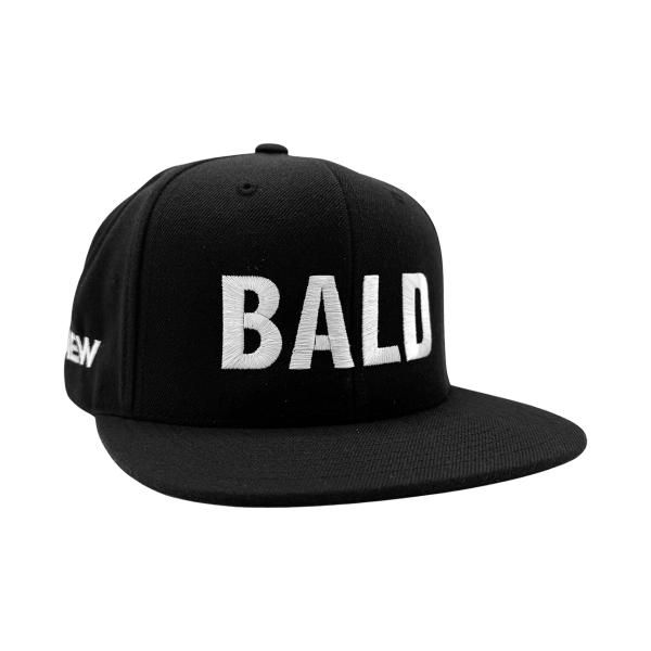 Ricochet - BALD Premium Embroidered Flatbill Snapback Product Image