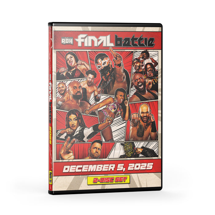 ROH Final Battle 2025 DVD 2-Disc Set