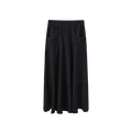 Rounded Seam Denim Skirt