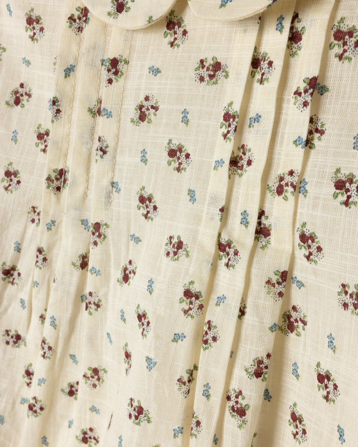 Sandy Floral Clustered Linen Blouse - Junees
