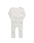 Scattered Printed Pajama Footie - Junees