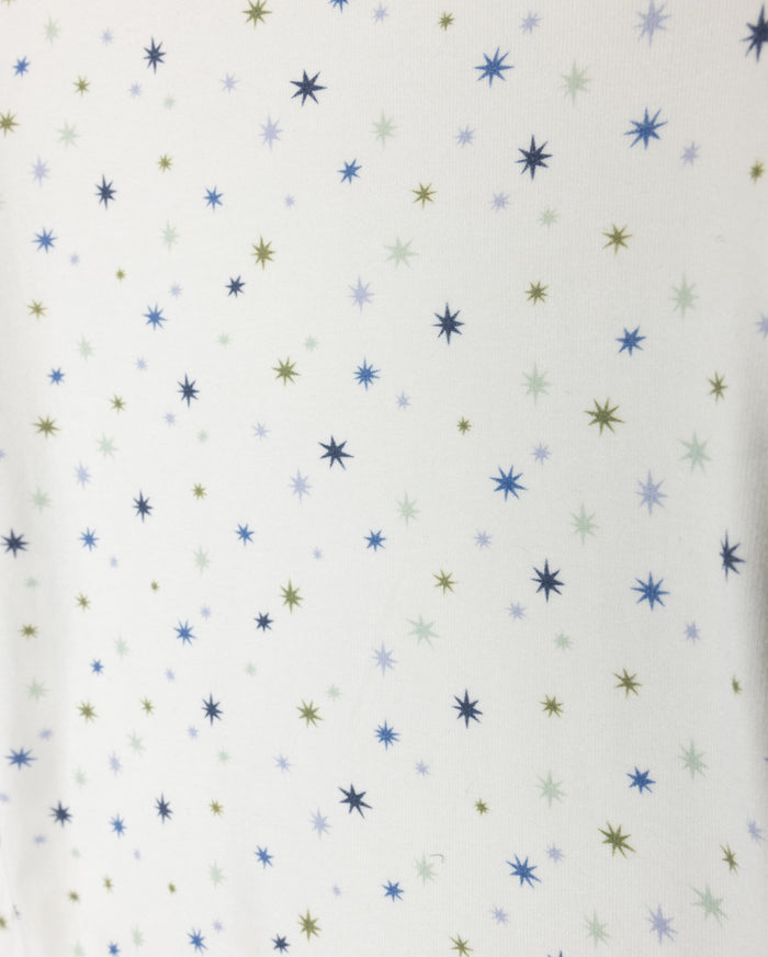Scattered Printed Pajama Footie - Junees