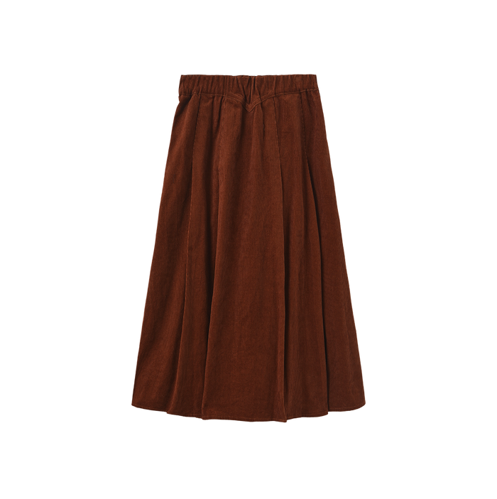 Scotch Corduroy Single Pocket Midi Skirt