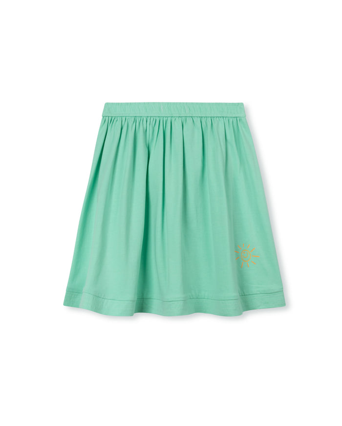 Script Printed Heart Skirt - Junees