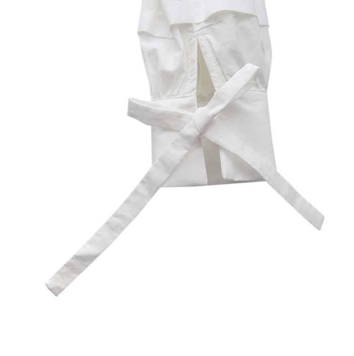 Sef Poplin Smocking Detail Blouse
