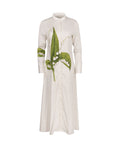 Side Print - On Poplin Dress - Junees
