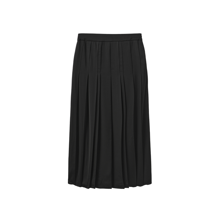 Silk Double Pleat Skirt