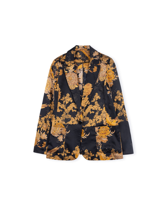 Silk Floral Blazer - Junees