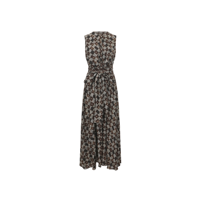 Sleeveless Belted Dress