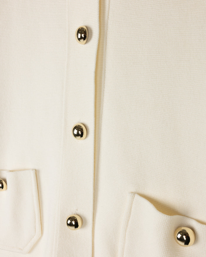 Smooth Knit Pocket Cardigan - Junees