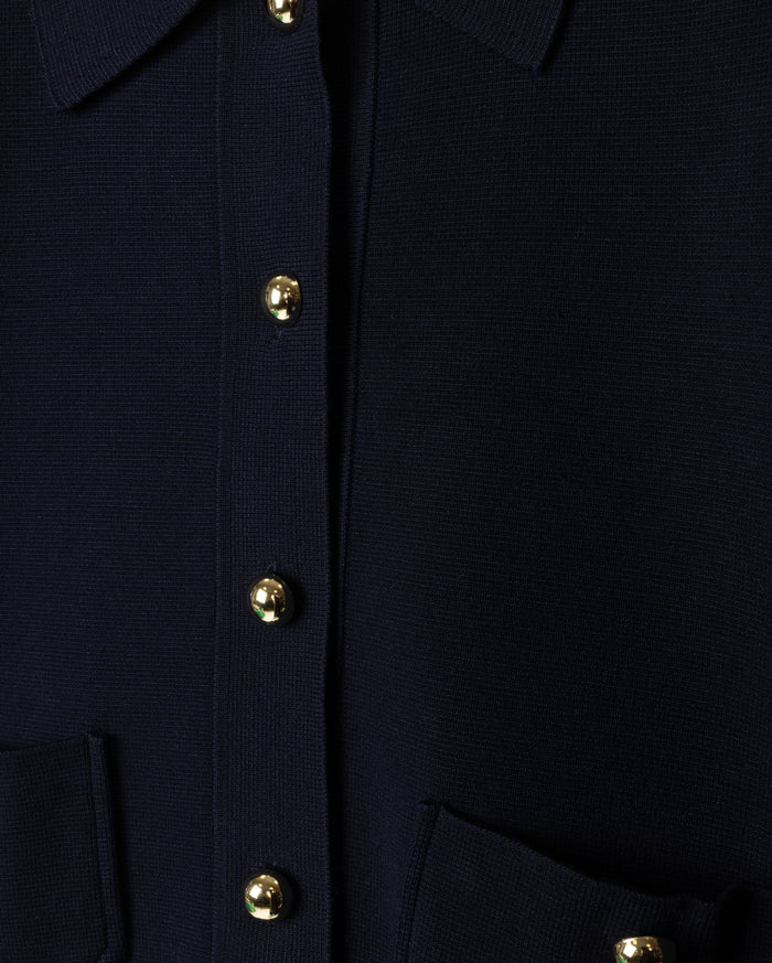 Smooth Knit Pocket Cardigan - Junees