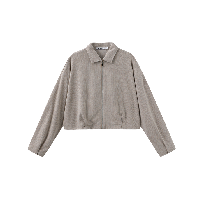 Soft Stretched Crop Jacket