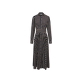 Stripe Button Down Maxi Dress