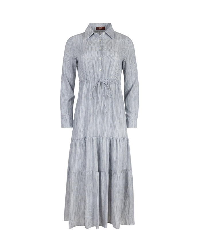 Striped Drawstring Dress