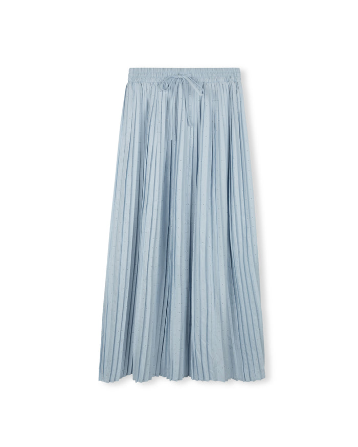 Studded Pleated Skirt - Junees