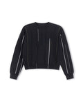 Sub - Colored Line Detail Sweater - Junees