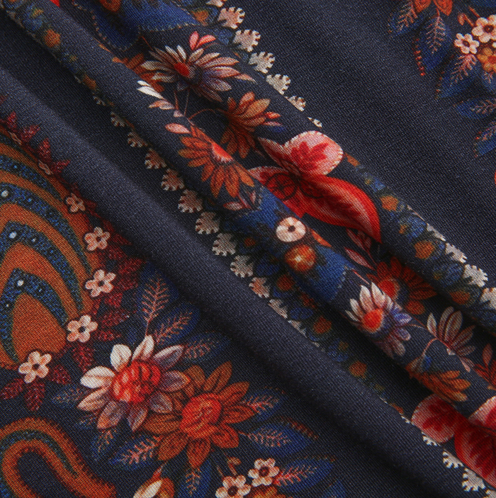 Suzie Printed Turtleneck